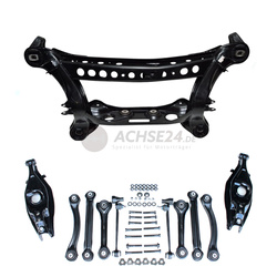 NEUTEILE für MERCEDES BENZ E-Klasse W210 S210 Hinterachse Achsträger + Buchsen + Querlenker Kraft + Federlenker