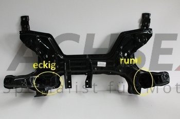 VW Passat 35i 1988-1996 Motorträger Achsträger Vorderachse Pulverbeschichtet