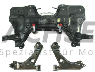 FIAT GRANDE PUNTO 199 2005-2010 Motorträger Achsträger Vorderachse Pulverbeschichtet + Querlenker L+R