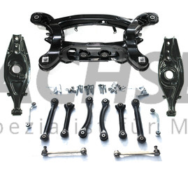 NEUTEIL für MERCEDES BENZ C-Klasse W203 S203 CLK C209 Hinterachse Achsträger hinten + Federlenker + Querlenker Satz Lemförder