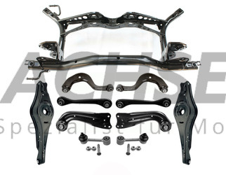 VW Touran 1T1 1T2 1T3 Hinterachse Achsträger Achse hinten Achskörper + Federlenker org + Querlenker NEU