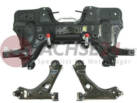 FIAT GRANDE PUNTO 199 2005-2010 Motorträger Achsträger Vorderachse Pulverbeschichtet + Querlenker L+R